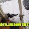 Dad’s Icy Dance: Epic Slip on the Deck! | Try Not to Laugh!