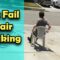 Skateboard Chair Stunt Turns Into Hilarious Chaos! | Try Not to Laugh