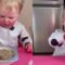 Chilling Surprise: Toddler’s Cereal Takes a Frosty Turn! | Try Not to Laugh!
