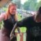 Woman Takes a Wild Spin on Funhouse Wheel and Drags Friend with Her! | Try Not to Laugh