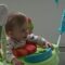 Baby boy laughs at lions hunting prey | Adorable