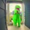 T-Rex in Action: Epic Ding-Dong Ditch Prank Caught on Camera! | Try Not to Laugh!
