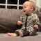 Baby bursts into giggles in adorable pillow fight with mom | Cute