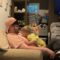 Toddler unimpressed by dad’s fake crying | Adorable