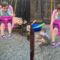 Toddler’s Adorable Mishap Behind Swing | Cute