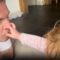 Jealous doggo shamelessly crashes adorable dad-daughter moment | Super Cute