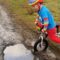 Kids create epic big puddle bike crash | Adorable