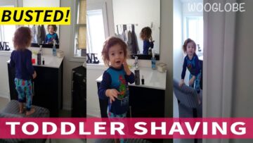 Mom-catches-adorable-toddler-shaving-Cute-Super-Cute.jpg