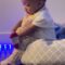 Toddler cutely attempts to cross her legs | Adorable