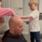 Kids Turn Dad’s Hair into Colorful Art | Adorable