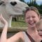 Llama Chooses Mom’s Hair Over Cake at Birthday Farm Party | Super Cute!